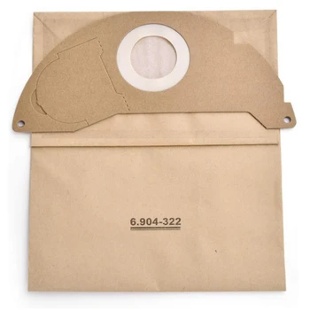 10 шт. Вакуумный фильтр, мешок для сбора пыли, Коллетионный мешок для мусора 6.904-322.0 Вакуумные пакеты для деталей пылесоса Karcher A2004 WD2