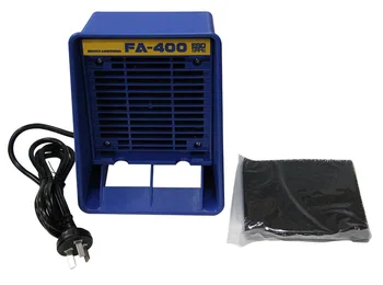 220 В/110 В Паяльник FA-400 Поглотитель дыма, электростатический вытяжной прибор для курения, с губкой для фильтрации из активированного угля, 1 шт. в комплекте