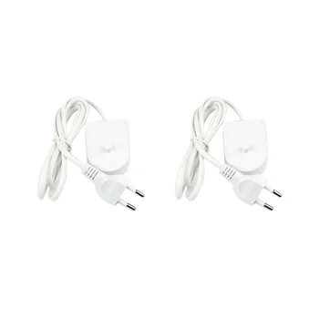 2X Сменное Зарядное устройство для Зубной щетки Philips EU Plug Charging Kit Водонепроницаемый Белый Держатель База Hx6100 HX6721/3296/3216