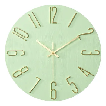 30 см, Однотонные подвесные часы, креативные часы для украшения дома, подарок на Новоселье для друзей и родственников LI