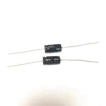 50 В 47 мкФ осевой электролитический конденсатор 8x20 мм (10 шт.) Бесплатная доставка