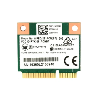 QCA6174 Беспроводная карта WPEQ-261ACN (BT) 802.11AC 867M QCA6174 Bluetooth 4.2 WIFI 5 Mini PCIe Беспроводная карта