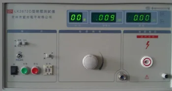 Быстрое прибытие LANKE LK2672D AC Hi-pot тестер тестер напряжения Выходное напряжение 0,5 кВ (AC), диапазон токов утечки 0-200 мА (AC)