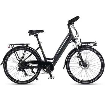 Бытовые электрические велосипеды 26-дюймовый велосипед с двойным дисковым тормозом, жесткая рама с ножками из бисера, литиевая батарея с цепью 36 В 250 Вт