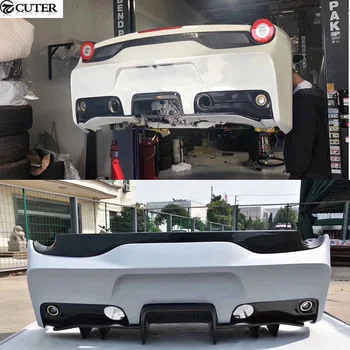 Задний бампер из углеродного волокна Frp в стиле 458 Sp для Ferrari 458 Sp Style Car Body Kit