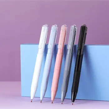 Набор гелевых ручек для быстрого сухого прессования, 5 шт./кор., нейтральная гелевая ручка для подписи черными чернилами, шариковая ручка для студентов диаметром 0,5 мм