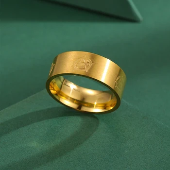 Оригинальные кольца из нержавеющей стали, кольца в стиле панк, Мужские кольца, Женские кольца, Кольца с гравировкой, кольца для уличной одежды, Модные кольца для подарков