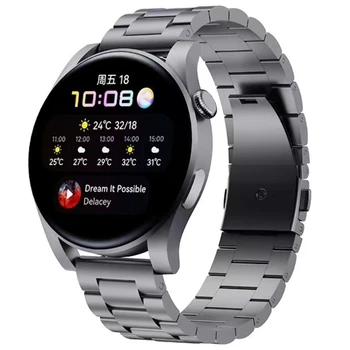 Ремешок из титанового сплава для Samsung Galaxy watch 3 4 5 Gear S3 Amazfit GTR 4/3 Высококачественный браслет Для Huawei watch GT2/3 Pro/4 4 Pro