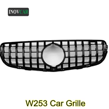 Решетка в стиле GT Подходит Для BENZ GLC W253 GLC200 GLC260 GLC300 2015-2016 ABS Передний Бампер Передняя Решетка Решетки