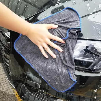 Ткань для чистки, не впитывающая воду, Ультра мягкая, для мытья автомобиля, износостойкое Полотенце для чистки автомобиля из микрофибры для Авто