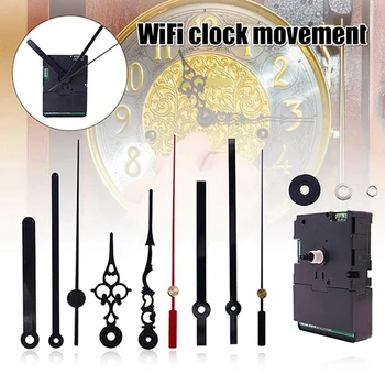 Умный WIFI Бесшумный Механизм DIY Smart WiFi Clock Movement Наборы Для Украшения дома Аксессуары для часов