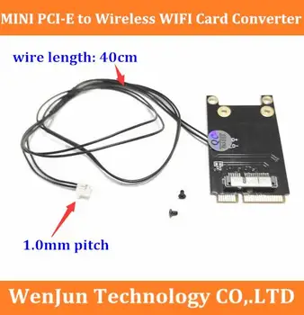 шаг 1,0 мм MINI PCI-E для беспроводной wifi-карты с линией 40 см BCM943602CDP BCM94331CD беспроводная карта для mini pci-e-адаптера